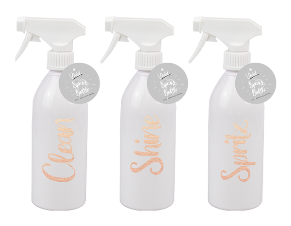 Spray Bottle With Rose Gold Label - 5056283837364