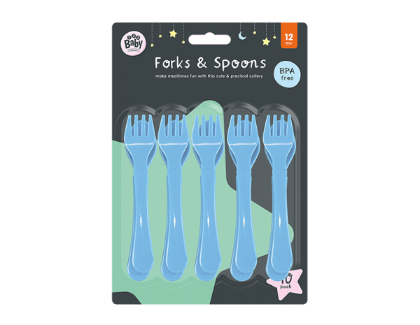Fork and Spoon Set 10 Pack