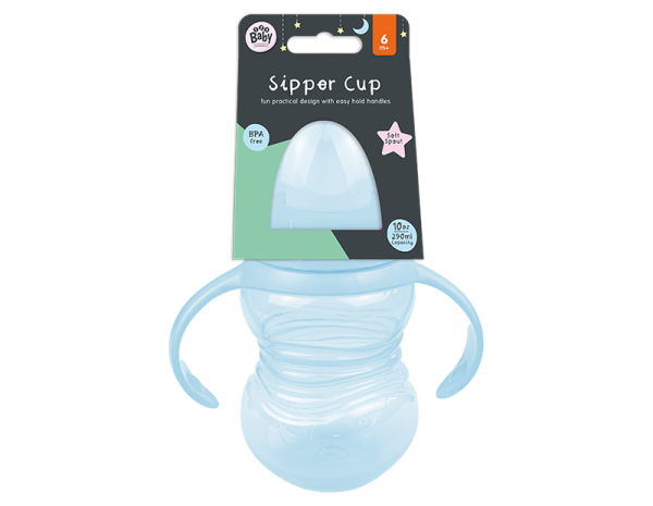 Sipper Cup with Soft Spout and Handle 290ml 10oz
