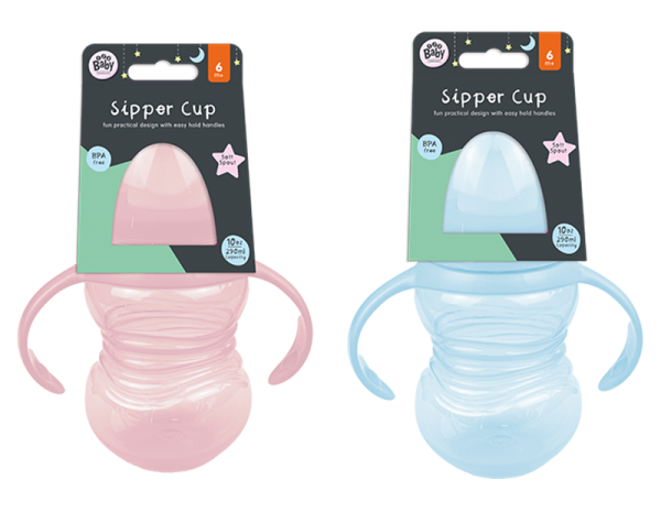 Sipper Cup with Soft Spout and Handle 290ml 10oz