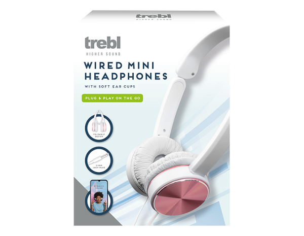 Mini Metallic Finish Headphones
