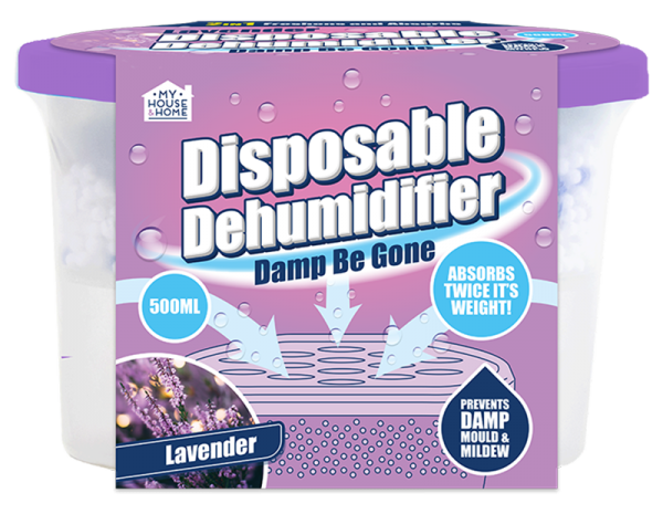 Fragranced Dehumidifier 500ml 4 Pack
