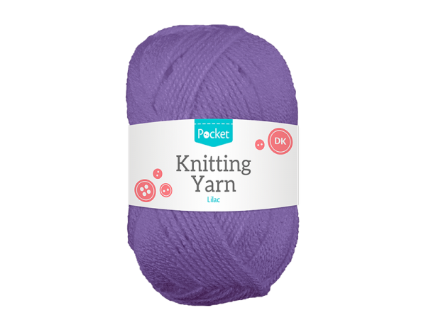 Acrylic Knitting Yarn Lilac 75g